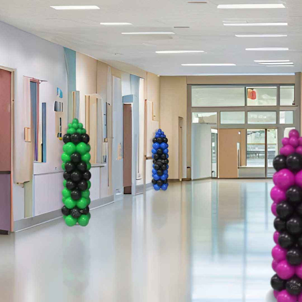 Crayola Style Balloon Column