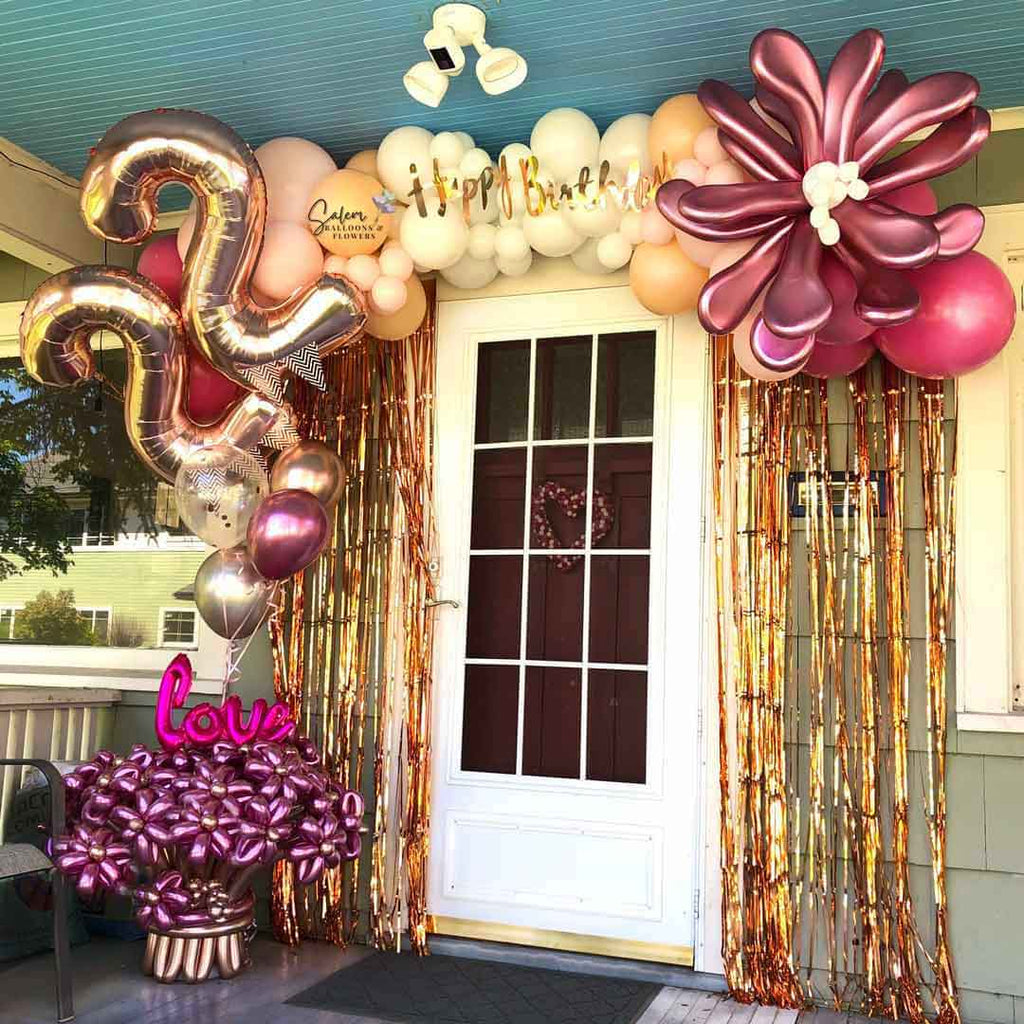 Front Porch Surprise Balloon Decor (Customize your colors)