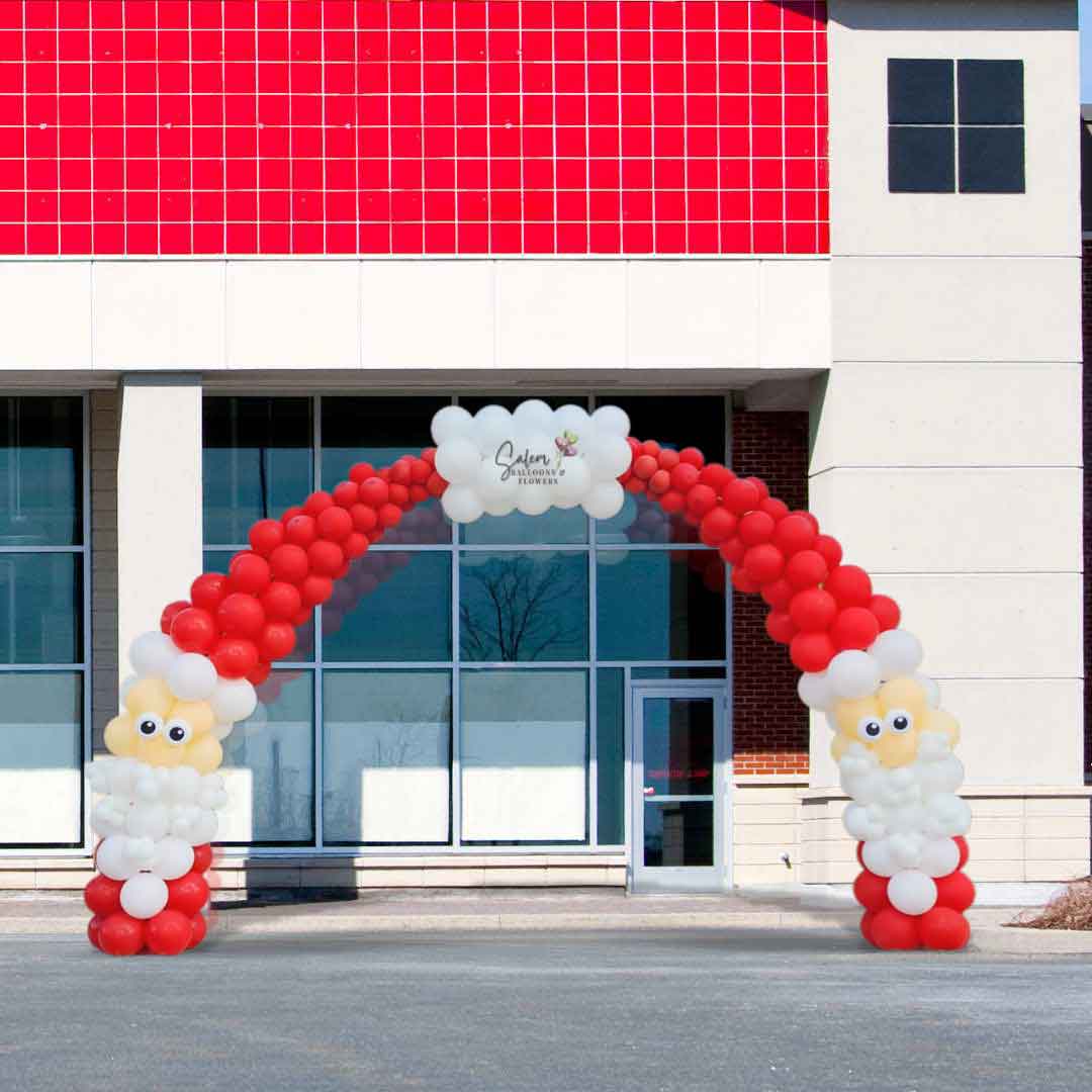 Santa Claus Balloon Arch