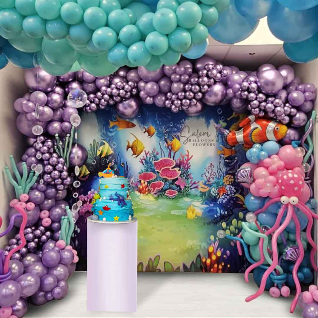 Under The Sea- Balloon Decor Display.